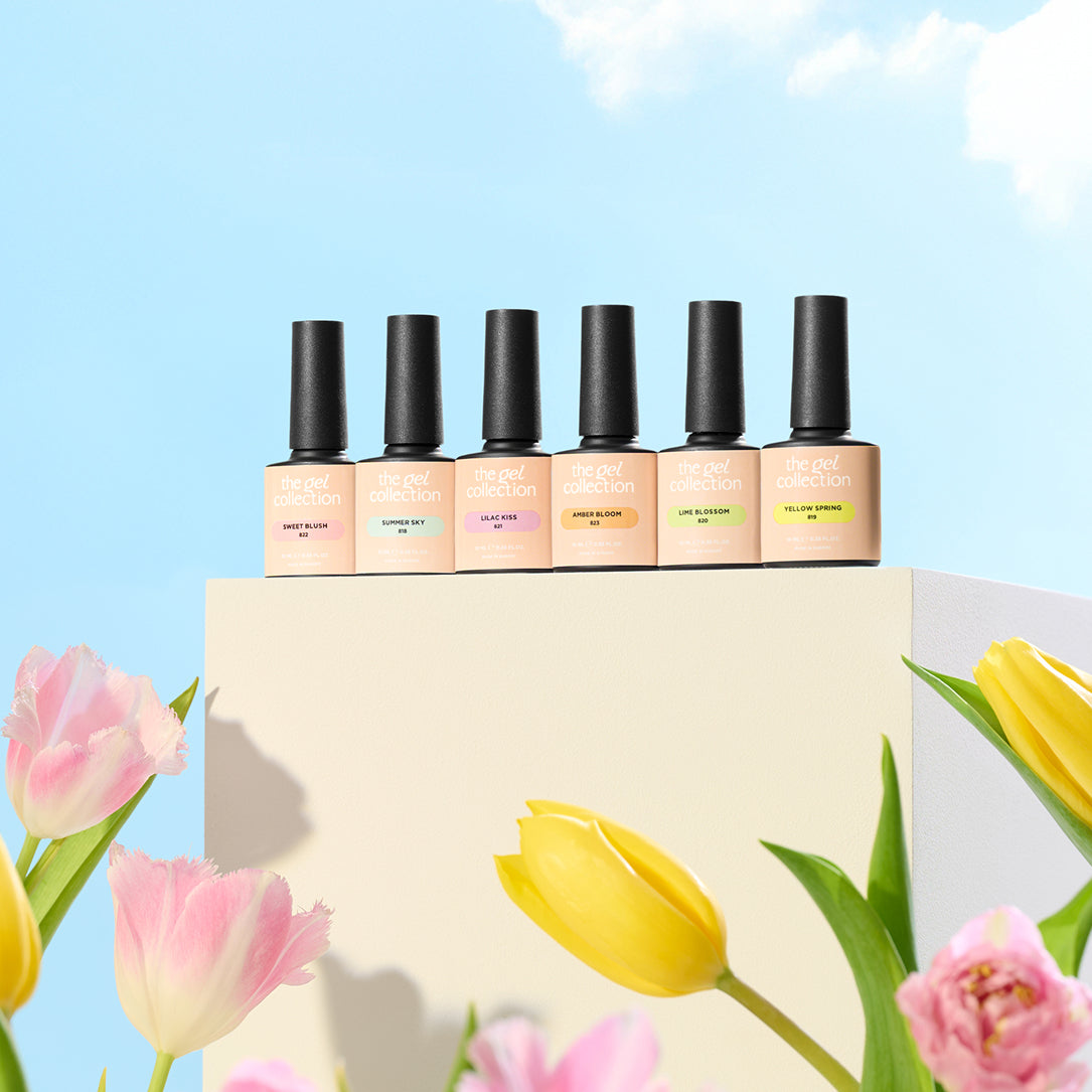 Vårfarger • Pakketilbud med 6 farger • 21FREE • The Gel Collection™