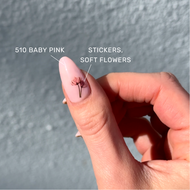Gel Polish • 510 Baby Pink (transparent) • 21FREE