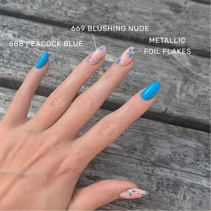 Metallic Foil Flakes • 4 stk