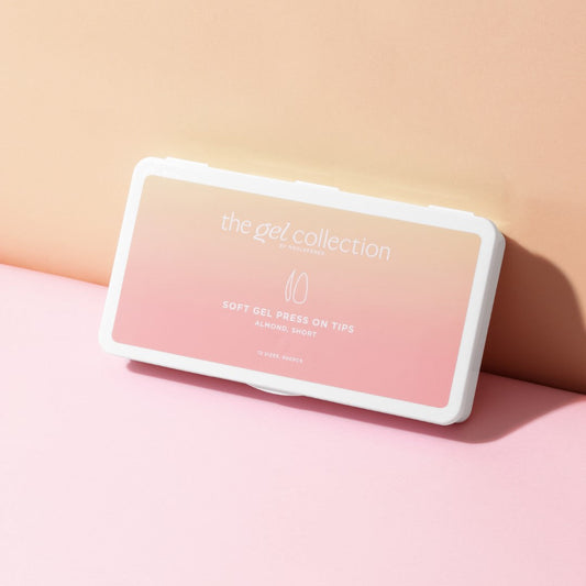 Soft Gel Press On Tipper • Almond Short (600 stk)