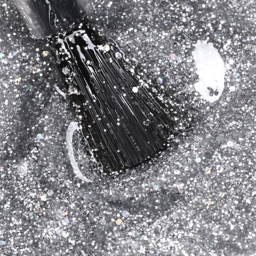 Gel Polish • 762 Silver Diamond (transparent) • 21FREE