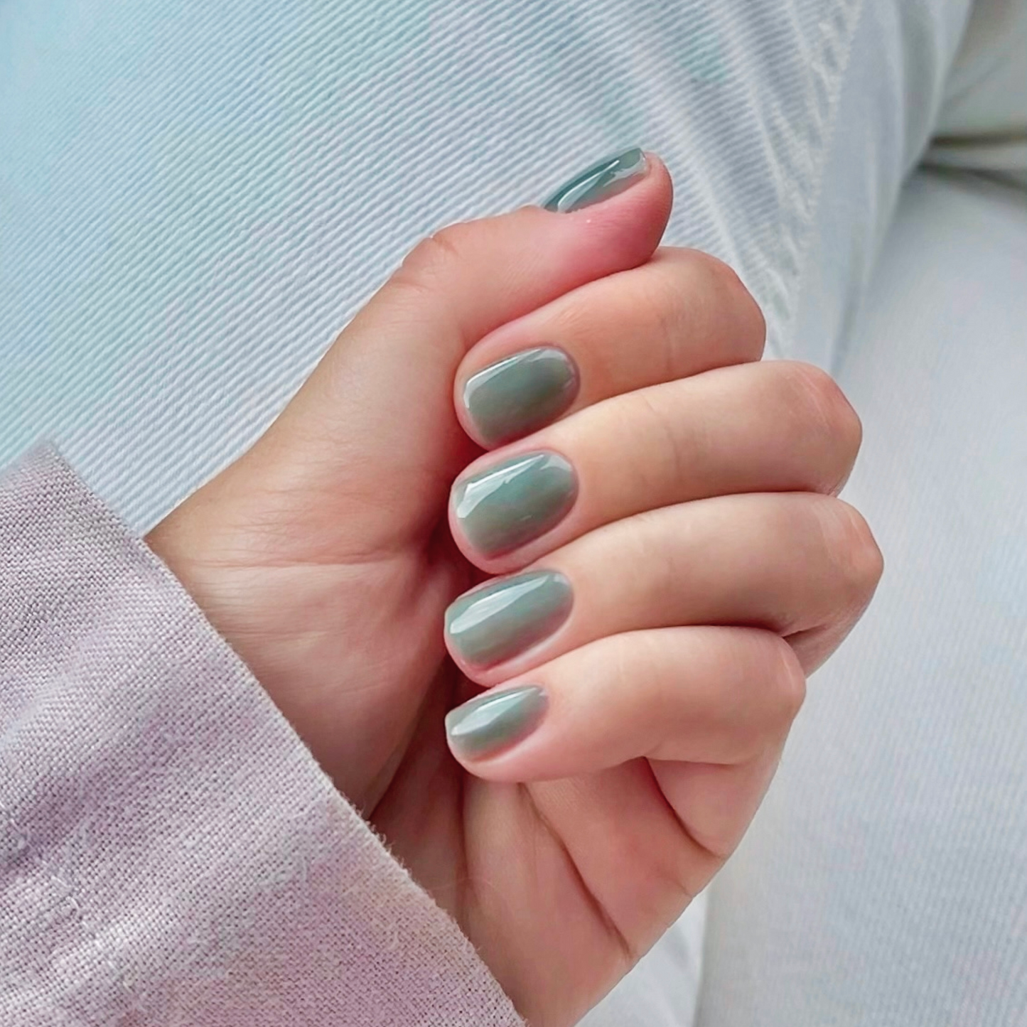 Gel Polish • 856 Matcha Mood (transparent) • 21FREE • The Gel Collection™