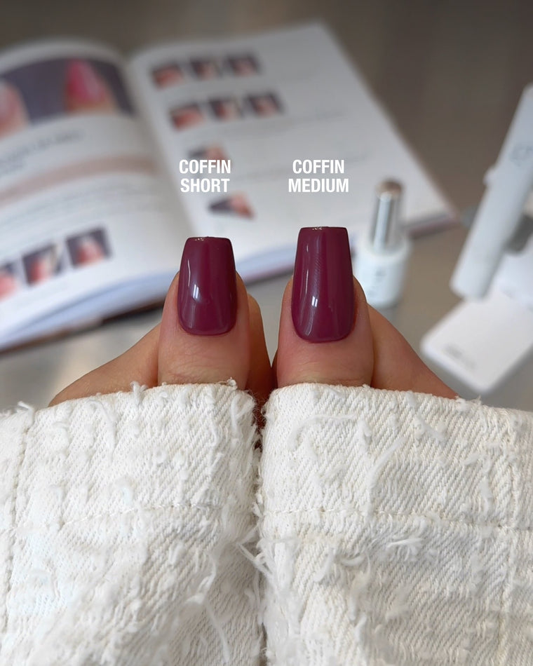 Gel Tips • Coffin Medium (360 stk) • The Gel Collection