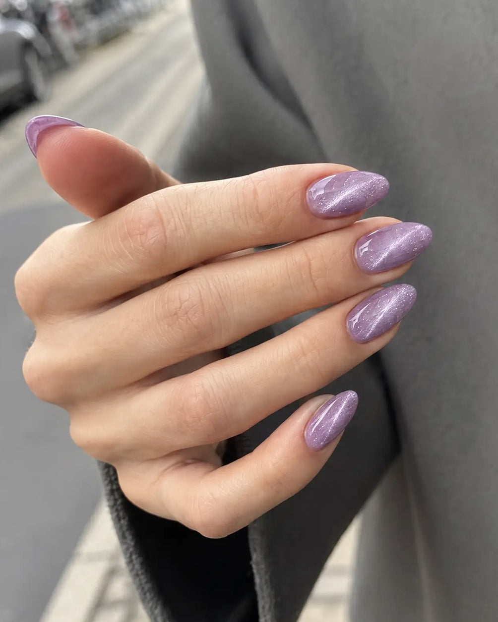 Gel Polish 288 Static Touch - Cat Eye Sparks på negler