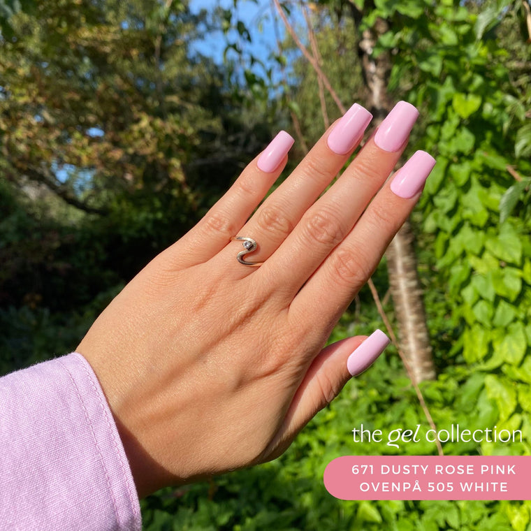 671 Dusty Rose Pink (semi transparent)