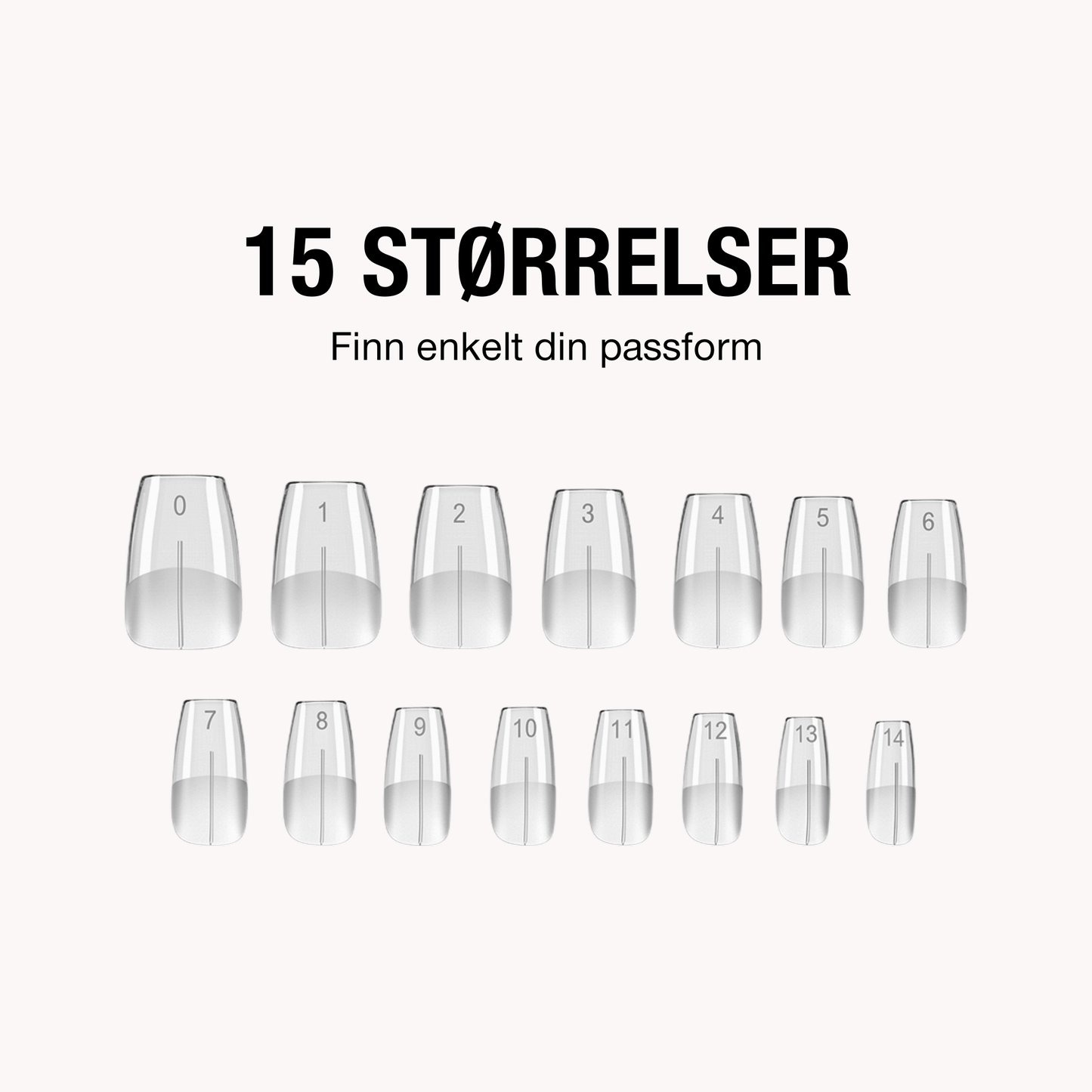 Gel Tips 21FREE Startpakke • The Gel Collection