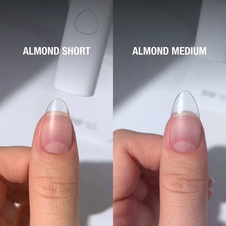Gel Tips • Almond Short (360 stk) • The Gel Collection