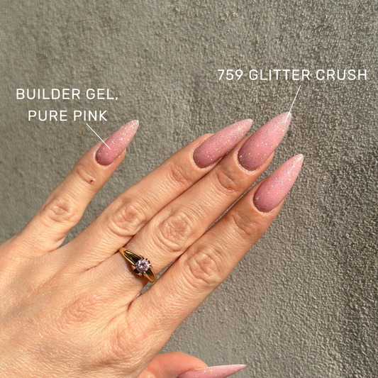 Gel Polish • 759 Glitter Crush (transparent) • 21FREE