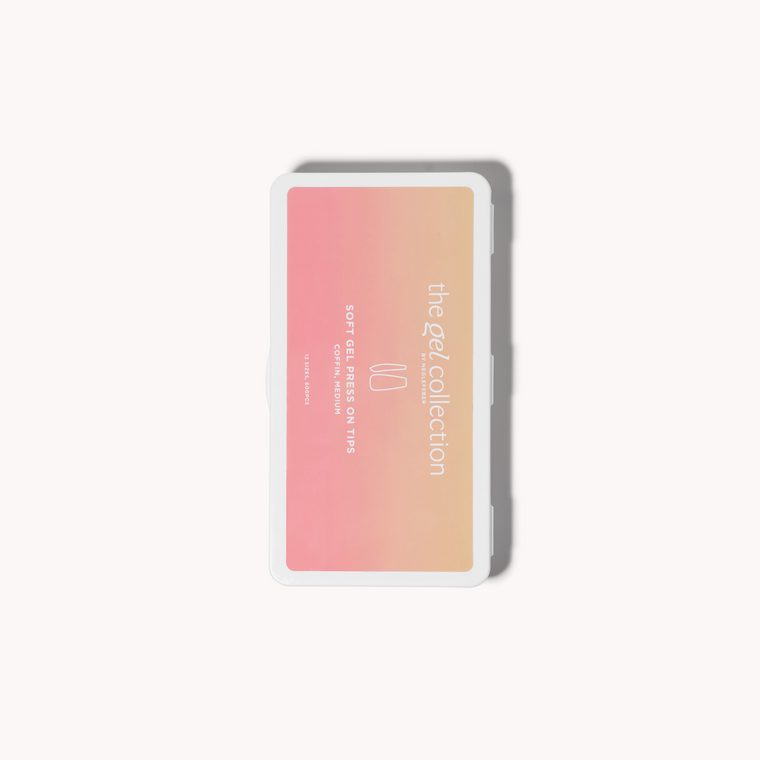 Soft Gel Press On Tipper • Coffin Medium (600 stk)