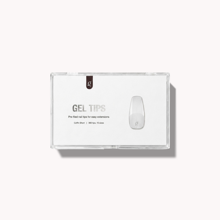 Gel Tips • Coffin Short (360 stk) • The Gel Collection