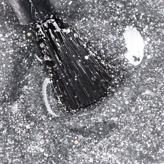 Gel Polish • 762 Silver Diamond (transparent) • 21FREE