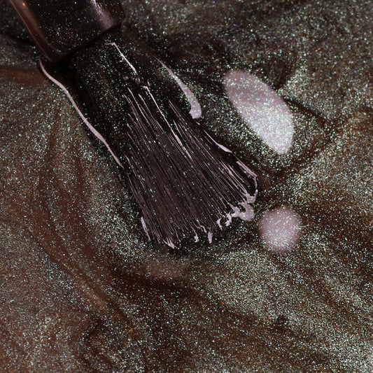 Gel Polish • 769 Green Metallic (semi-transparent) • 21FREE