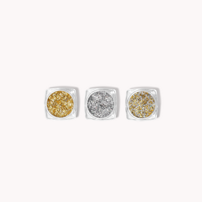 Hexagon Glitter • 3 stk