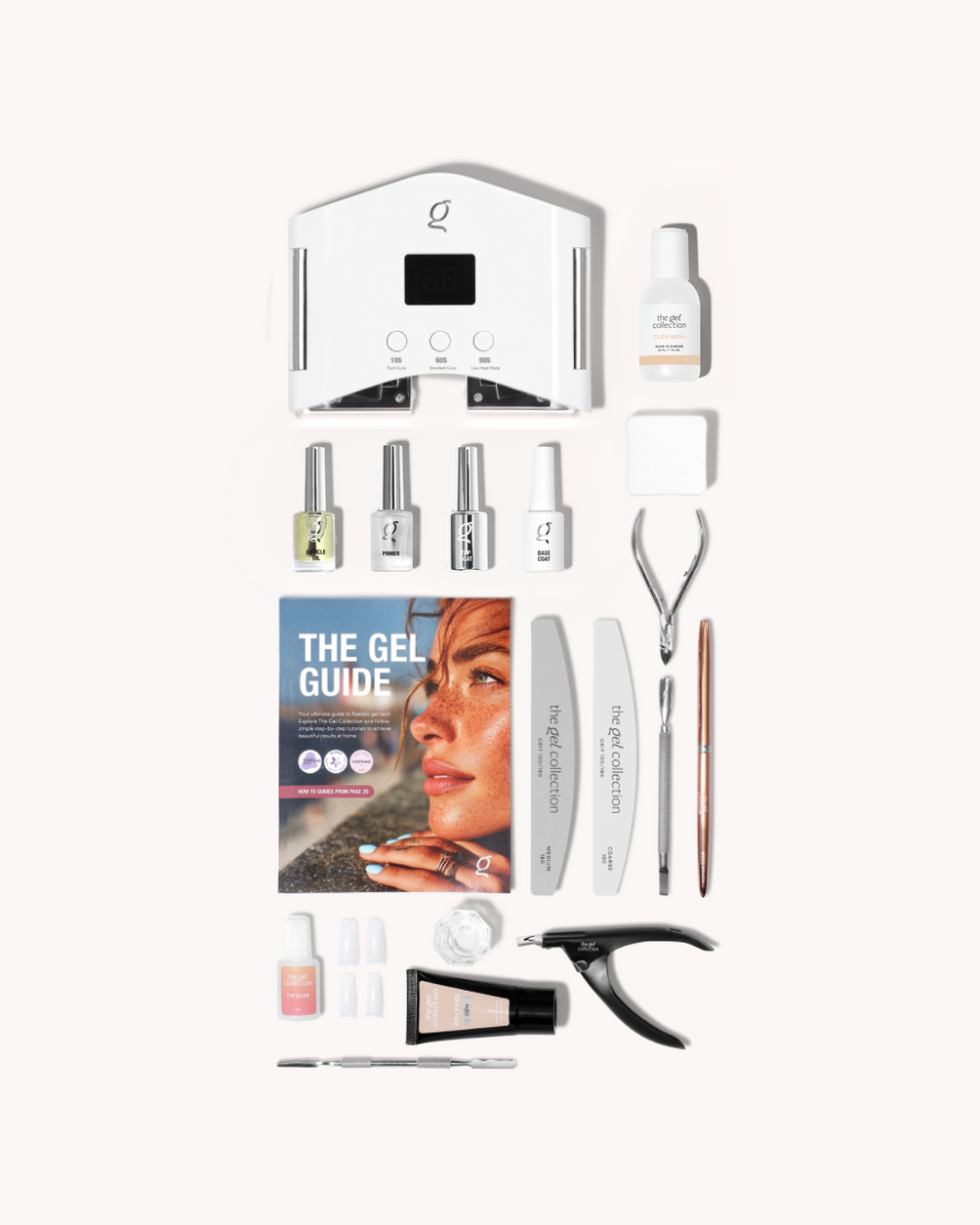 Polygel Starter Kit 21FREE+ med SmartFold UV/LED-lampe