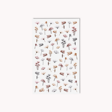 Nail Art Stickers • Soft flowers