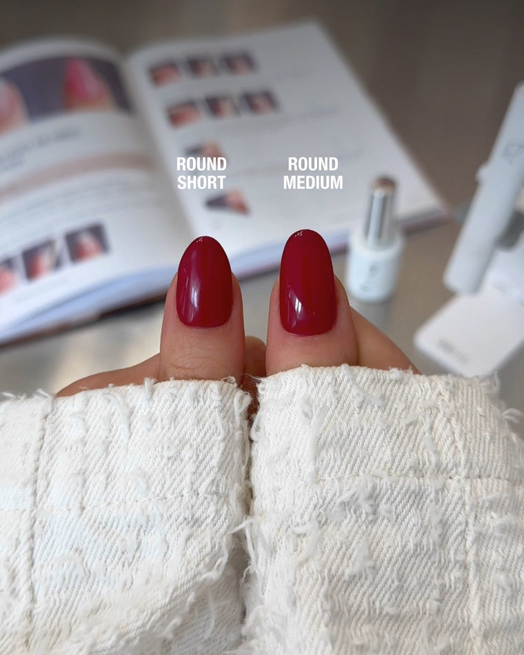 Gel Tips • Round Short (360 stk) • The Gel Collection