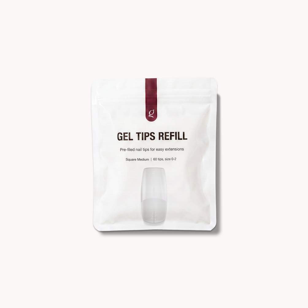 Gel Tips Square Medium – Refill Bags