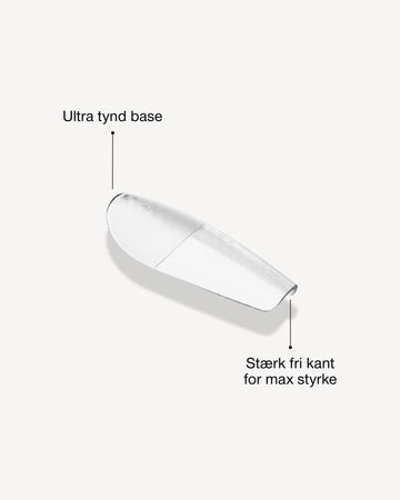 Gel Tips USP – ultra tynd base, stærk fri kant