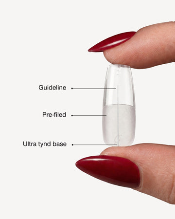 Gel Tips USP – guideline, pre-filed, ultra tynd base