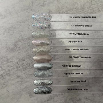 Gel Polish • 791 Silver Flash (semi-transparent) • 21FREE