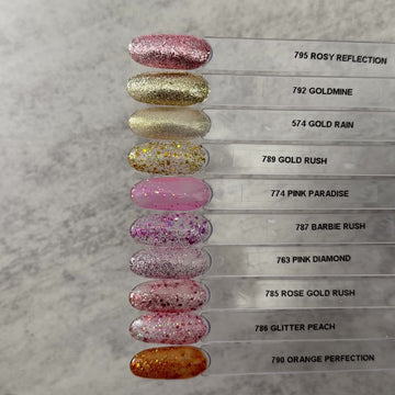 Gel Polish • 795 Rosy Reflection (semi-transparent) • 21FREE