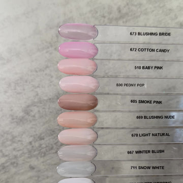 Gel Polish • 669 Blushing Nude (semi-transparent) • 21FREE