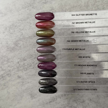 Gel Polish • 769 Green Metallic (semi-transparent) • 21FREE